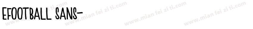 efootball sans字体转换
